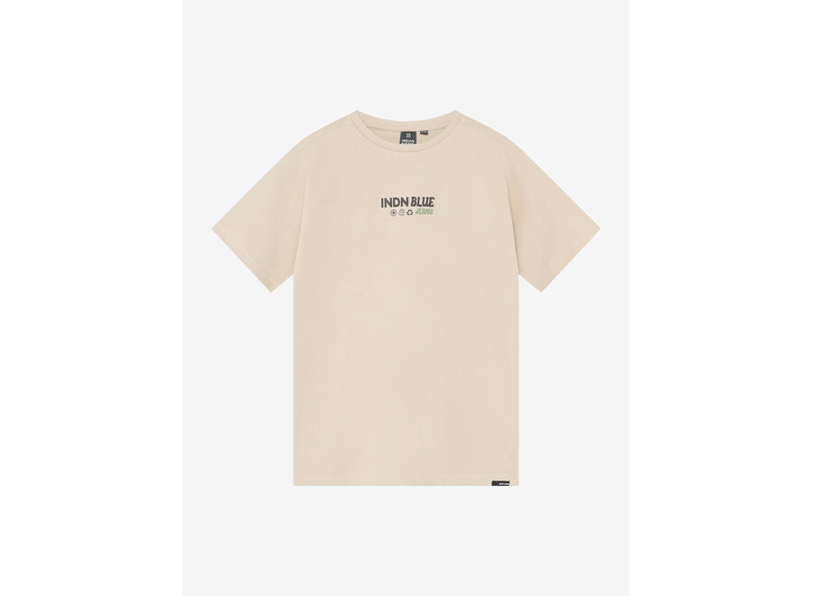 T-Shirt Indian Blue   Pale Sand  Jongens  T-shirt