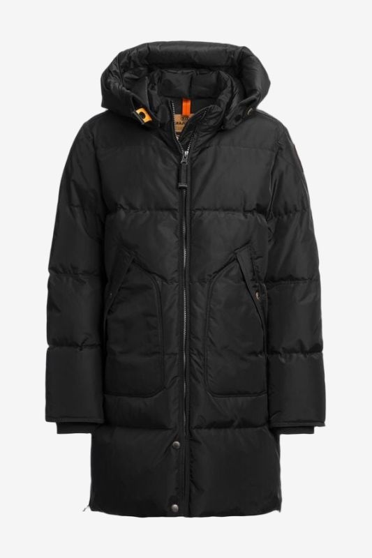 Long Bear - Girl Black Meisjes Jas