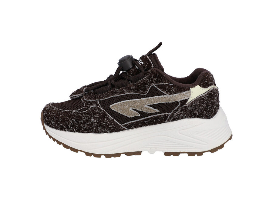 HTS KIDS SHADOW LACE FS - Chocolate Plum / Sepia Tint / Pear  Sneaker