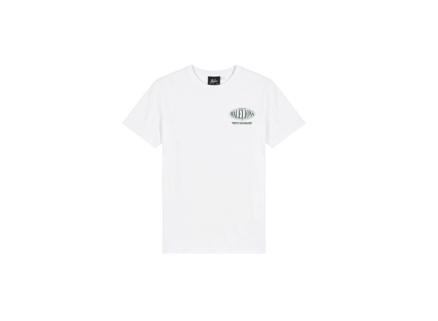 Malelions Junior Relaxed Lifestyle T-Shirt  White Jongens  T-shirt