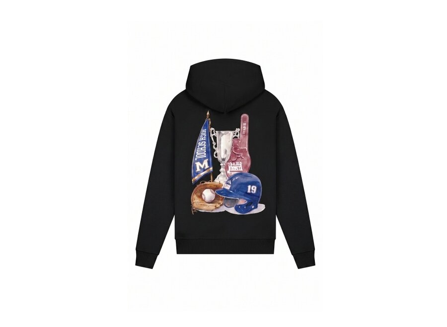 Malelions Junior Relaxed Champions Hoodie  Black Jongens  Hoodie