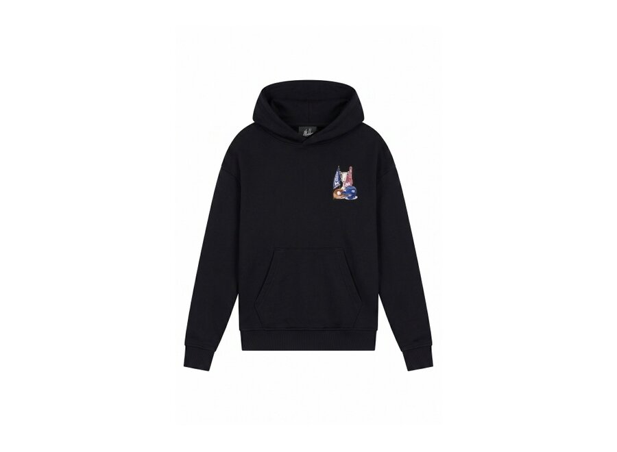 Malelions Junior Relaxed Champions Hoodie  Black Jongens  Hoodie