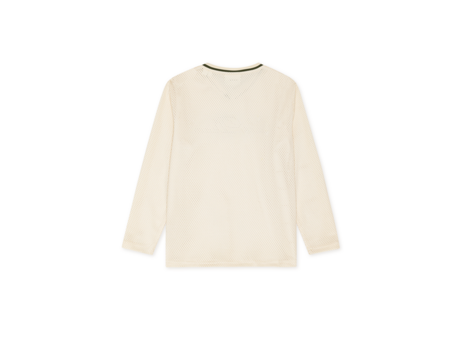 Mesh LS T-Shirt KIDS  Ivory Jongens Longsleeve