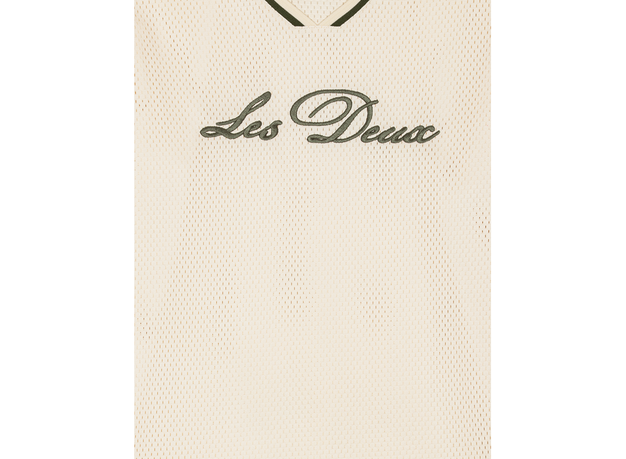 Mesh LS T-Shirt KIDS  Ivory Jongens Longsleeve
