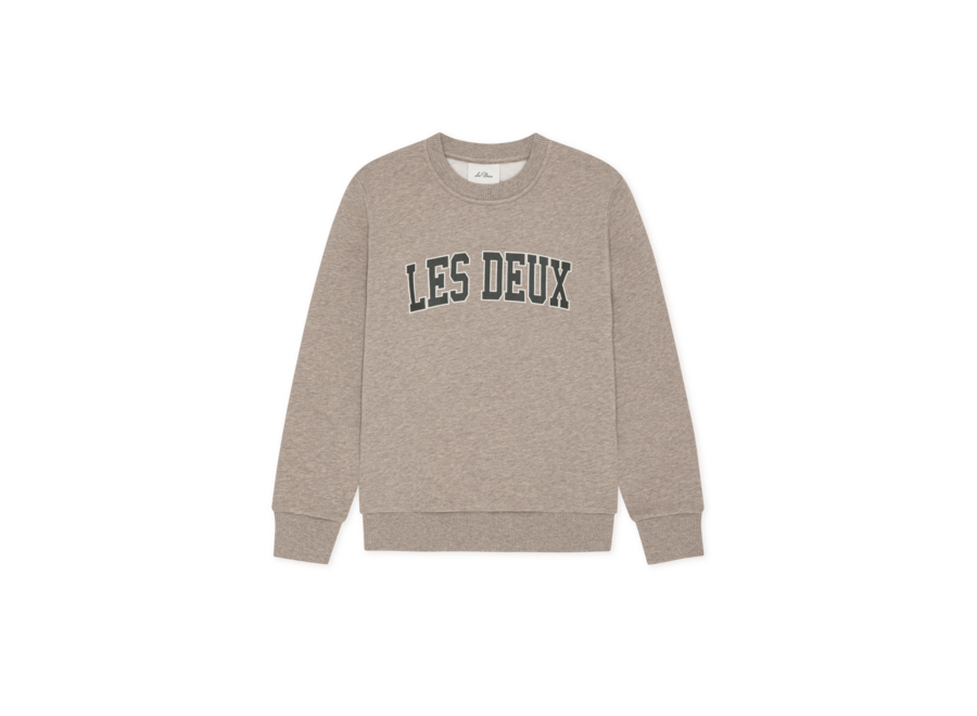 College Sweatshirt KIDS  Dark Sand Melange Jongens Trui