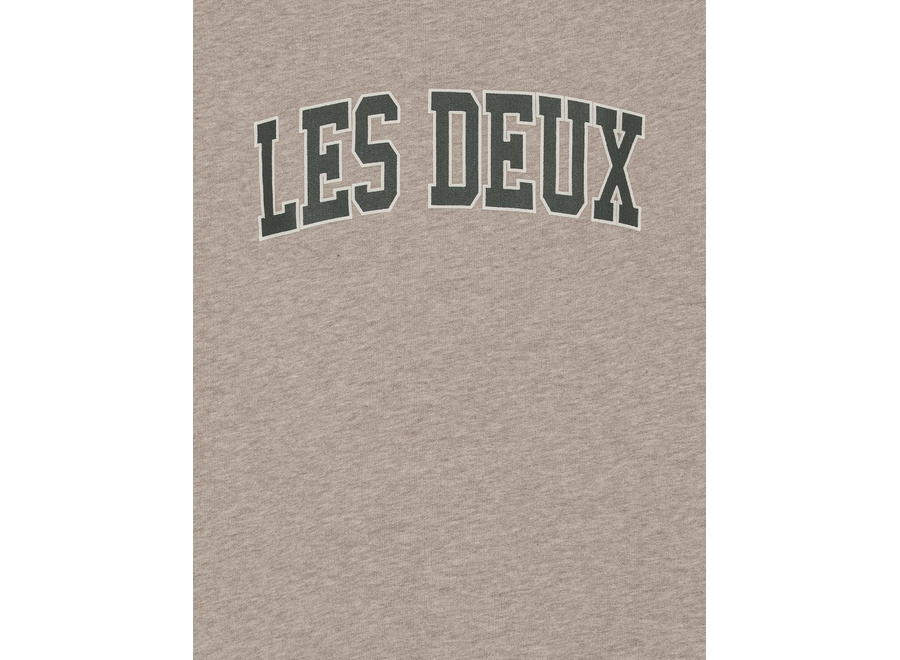 College Sweatshirt KIDS  Dark Sand Melange Jongens Trui