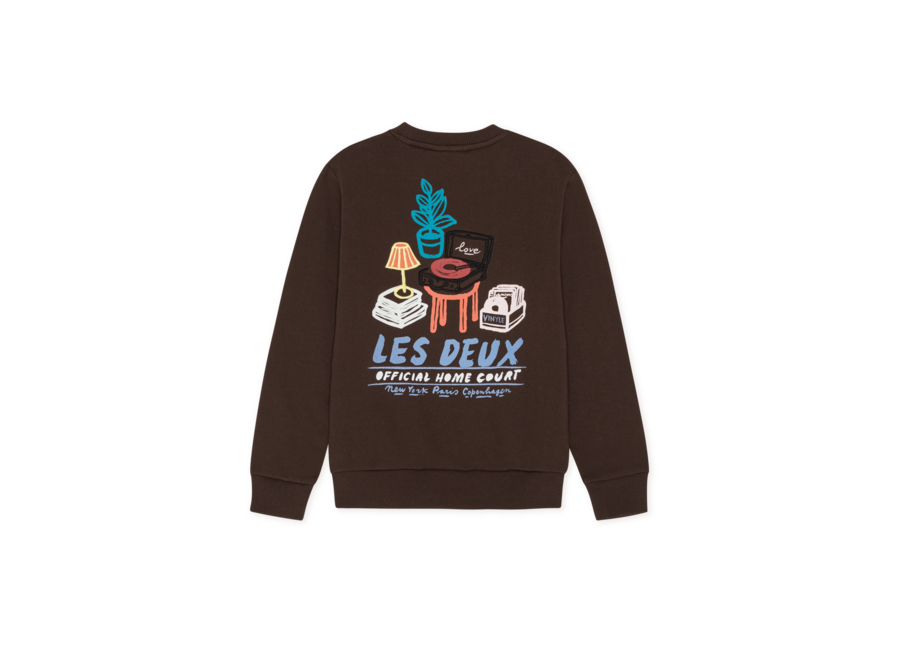 Record Sweatshirt KIDS  Molé Brown Jongens Trui