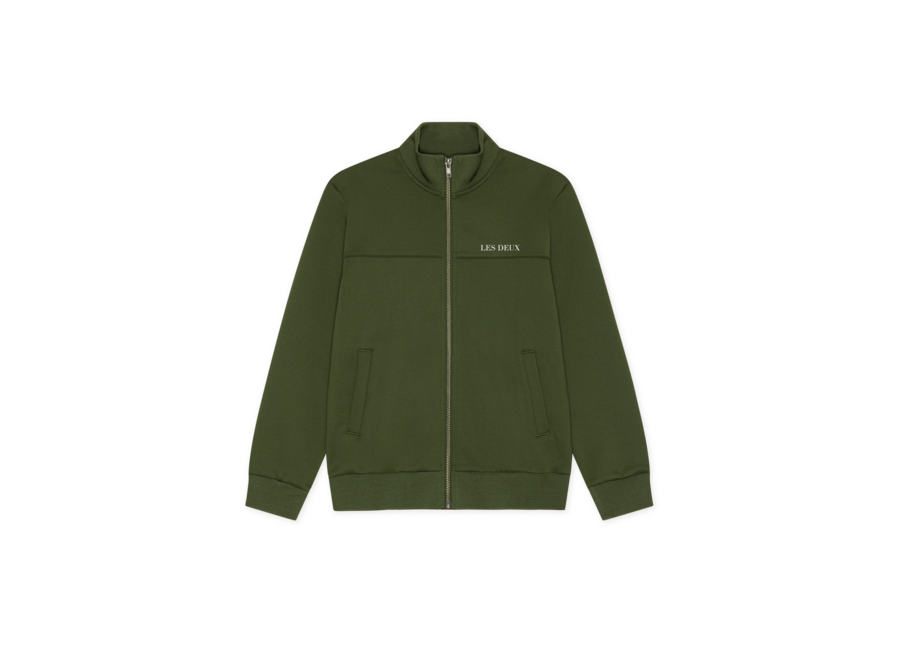 Les Deux Track Jacket KIDS  Rifle Green Jongens Jas