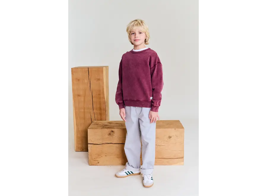 Oscar Sweater Anniversary  Bordeaux Jongens  Trui