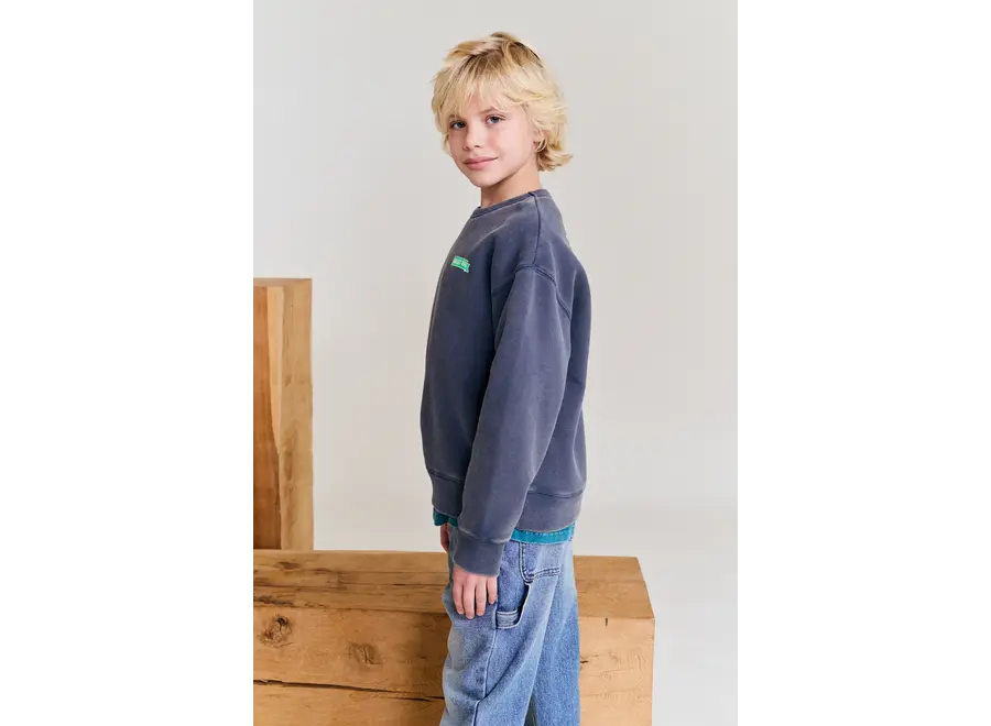 Oscar Sweater Doggy   Dark Slate Jongens Trui