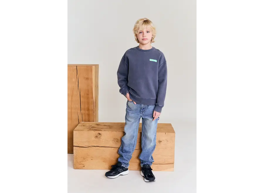 Oscar Sweater Doggy   Dark Slate Jongens Trui