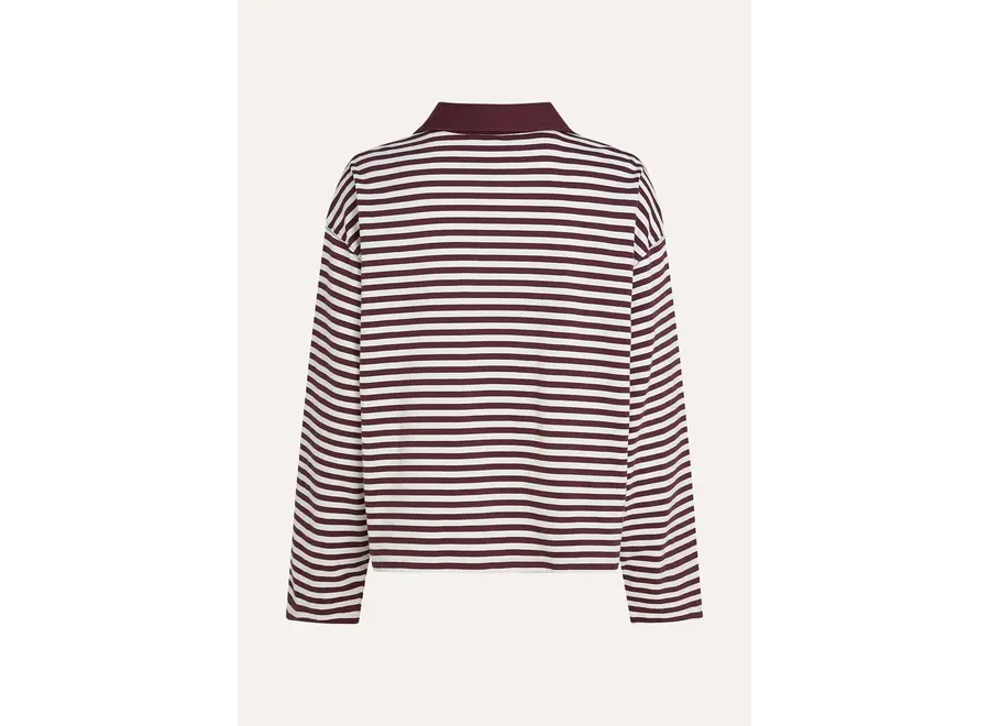 Girls Krista Shirt  Baroque Red Meisjes Longsleeve