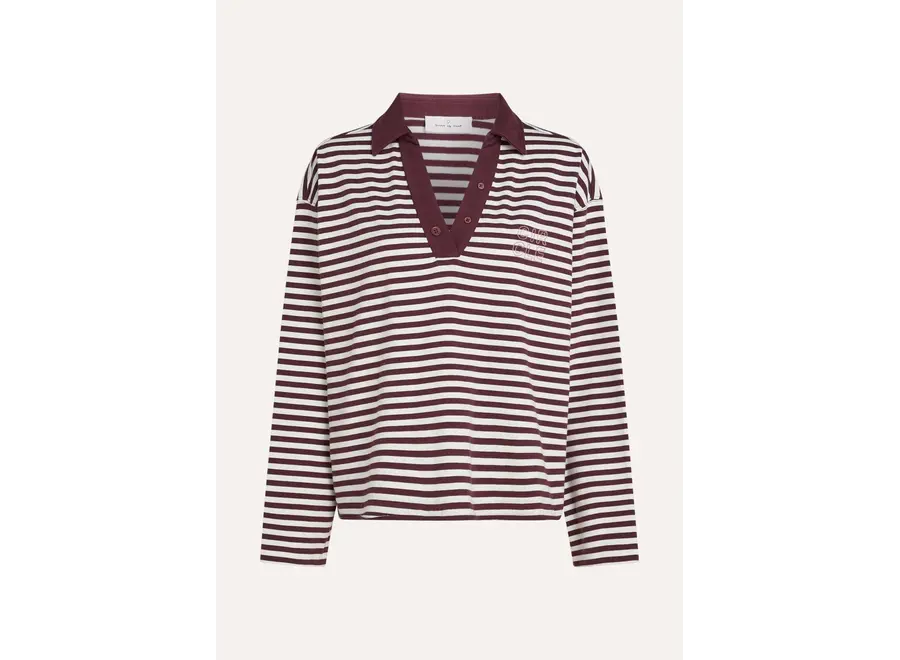 Girls Krista Shirt  Baroque Red Meisjes Longsleeve
