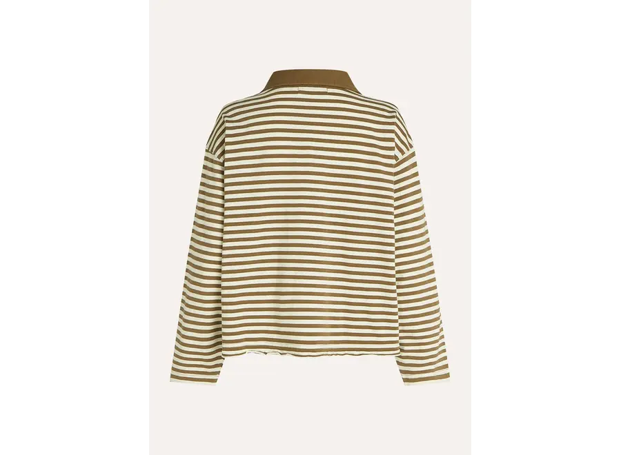 Girls Krista Shirt  Teak Meisjes Longsleeve