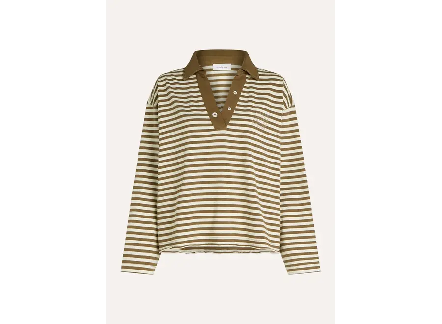 Girls Krista Shirt  Teak Meisjes Longsleeve