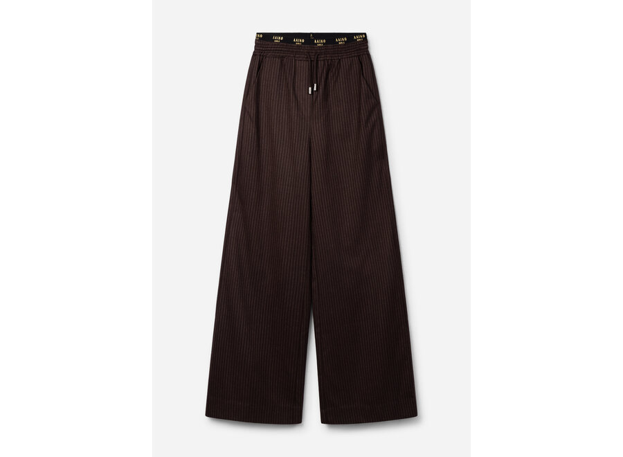 Esila Pinstripe Vis 540 G  Fudge Meisjes  Broek