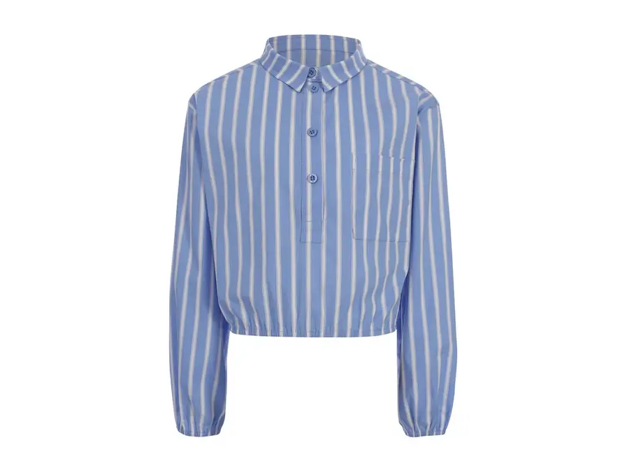 10Sixteen Blouse  Ice Blue Meisjes Blouse