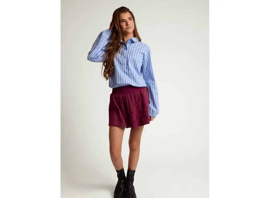 10Sixteen Blouse  Ice Blue Meisjes Blouse