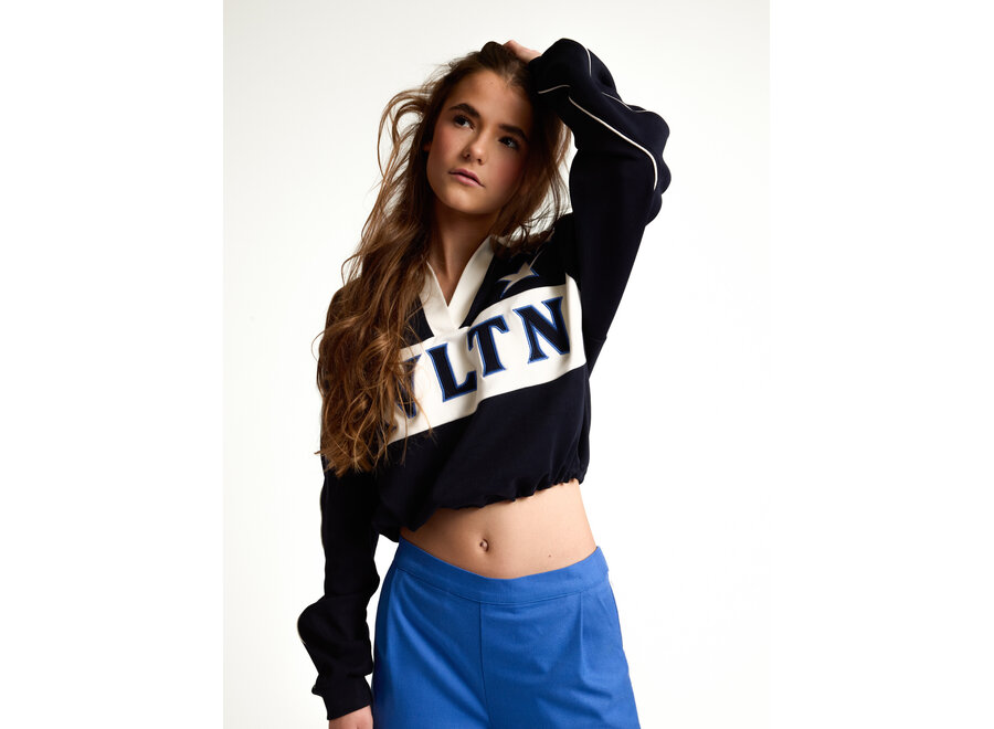 10Sixteen Polo Sweater  Oxford Blue Meisjes Trui