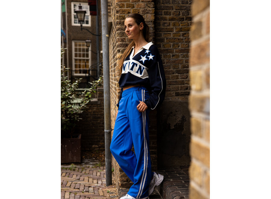 10Sixteen Polo Sweater  Oxford Blue Meisjes Trui