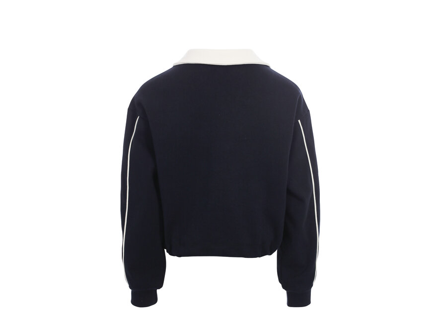 10Sixteen Polo Sweater  Oxford Blue Meisjes Trui