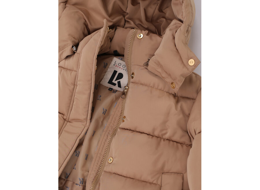 10Sixteen Padded Jacket Sand Storm Meisjes Jas