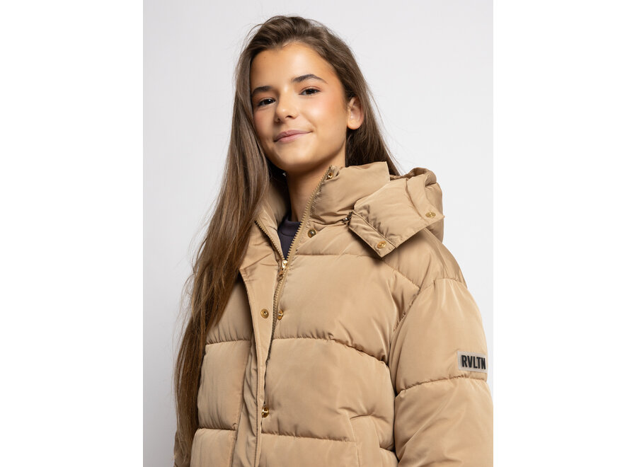 10Sixteen Padded Jacket Sand Storm Meisjes Jas