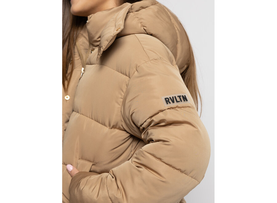 10Sixteen Padded Jacket Sand Storm Meisjes Jas