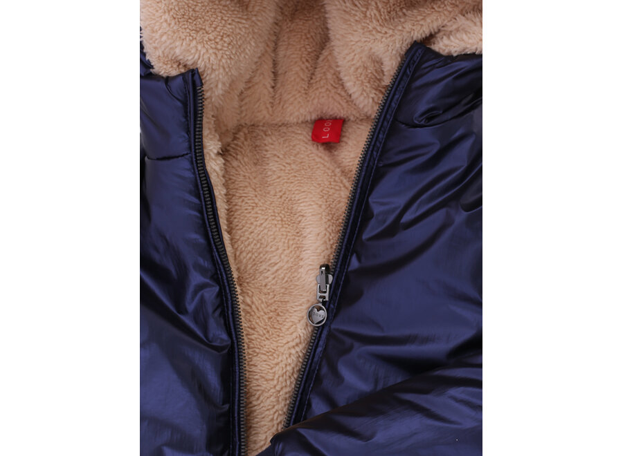 Little Reversible Jacket   Navy Meisjes Jas