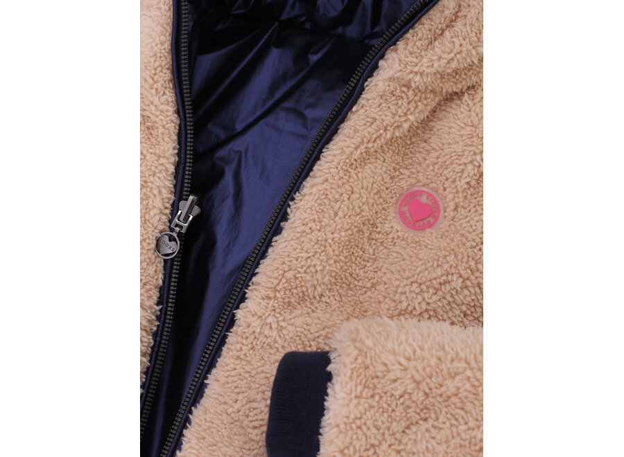 Little Reversible Jacket   Navy Meisjes Jas