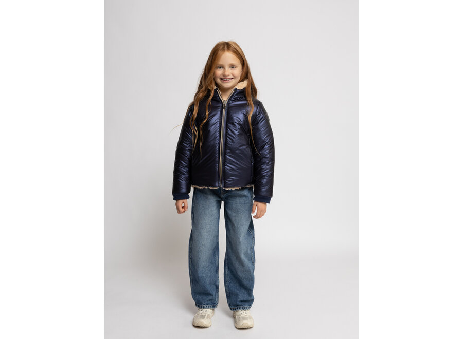 Little Reversible Jacket   Navy Meisjes Jas
