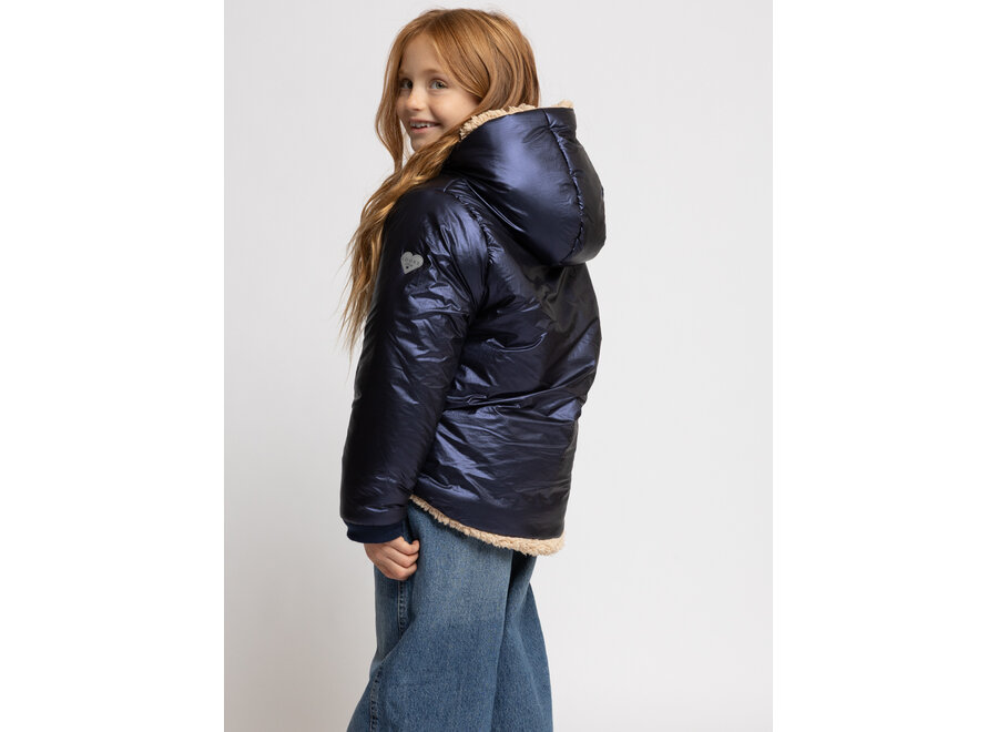 Little Reversible Jacket   Navy Meisjes Jas