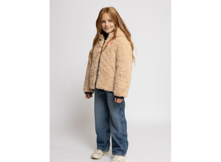 Little Reversible Jacket   Navy Meisjes Jas