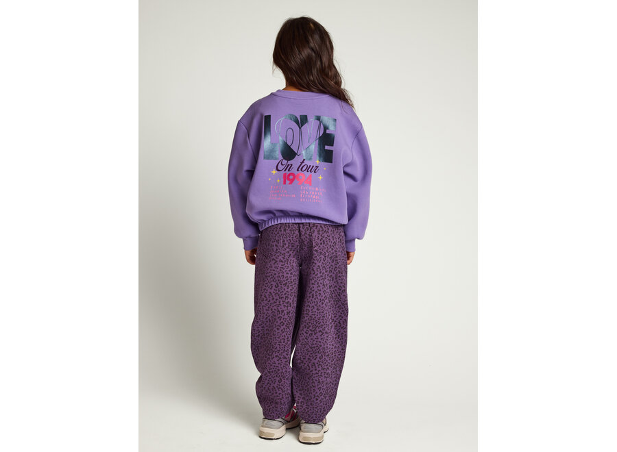 Little Scuba Sweater 2631-7348-611 611 Verbena Purple Meisjes Trui
