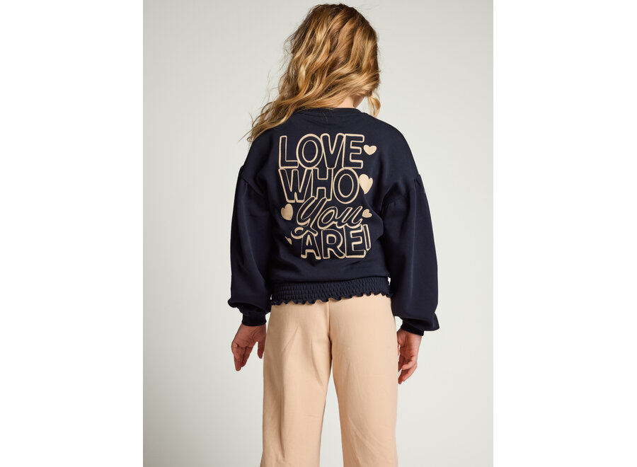 Little Interlock T-Shirt Night Blue Meisjes T-shirt