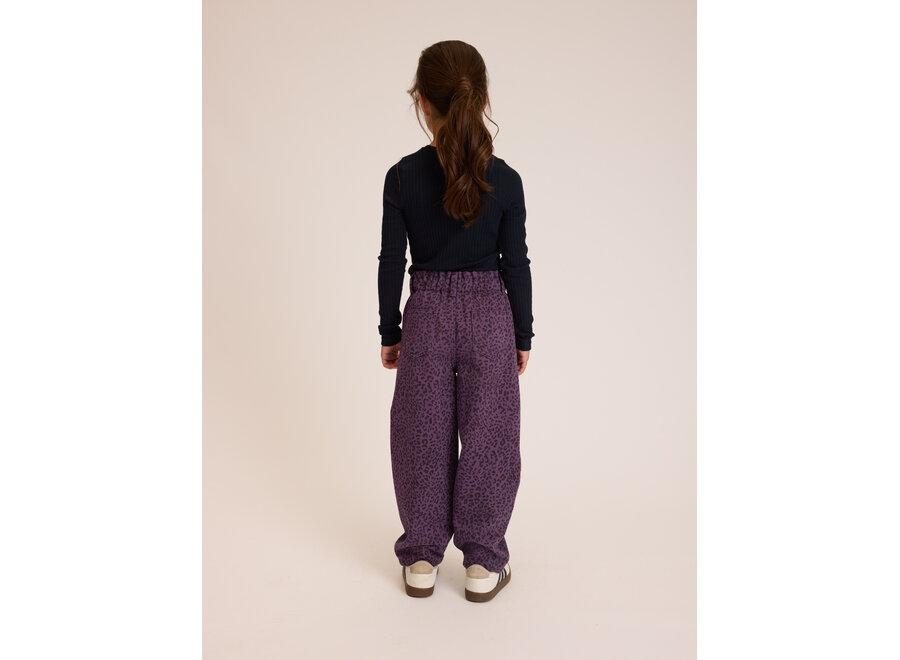 Little Rib Tee  Night Blue Meisjes T-shirt