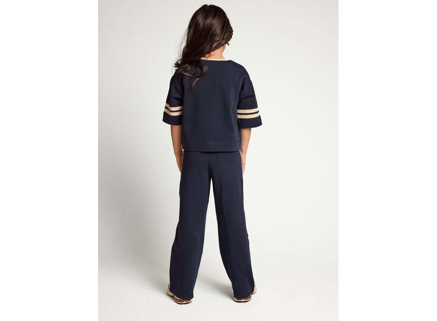 Little Interlock Pants  Night Blue Meisjes Broek