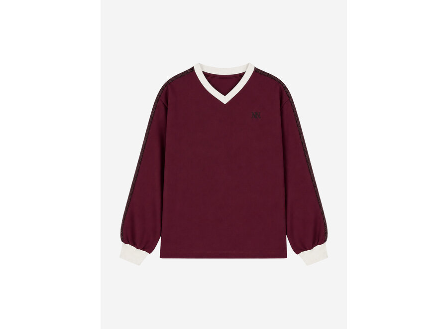 Elody Sports Top  Deep Burgundy Meisjes Top