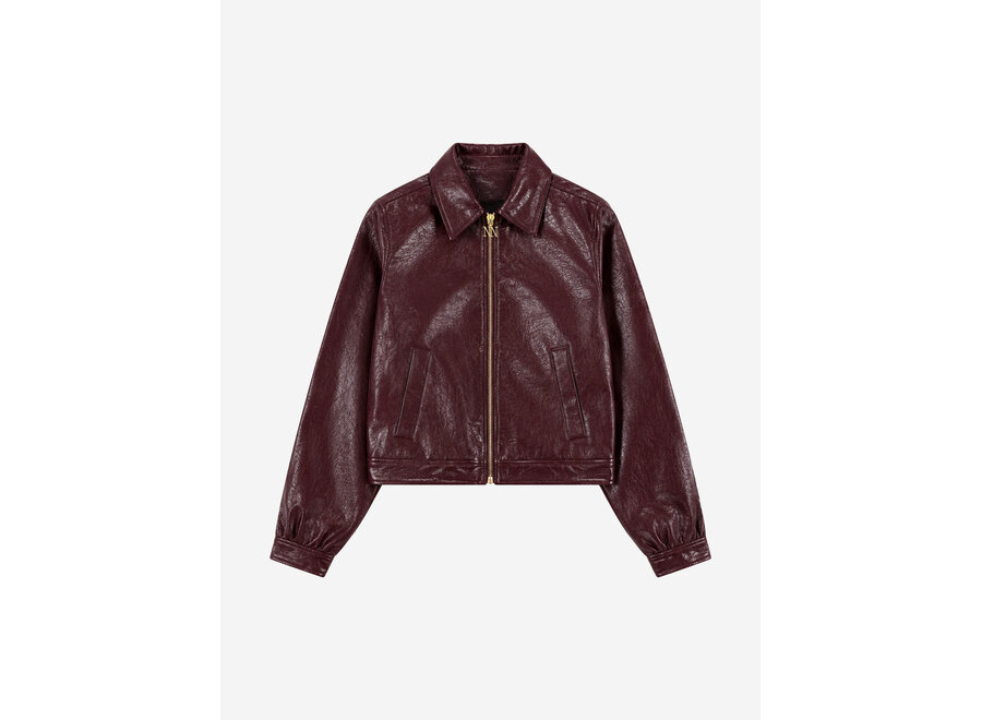 Enya Jacket Deep Burgundy Meisjes Jasje