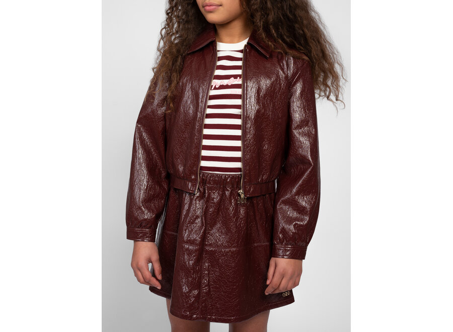 Enya Jacket  Deep Burgundy Meisjes Jasje