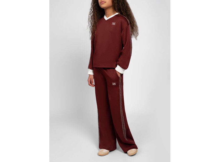 Elody Sports Pants  Deep Burgundy Meisjes Broek