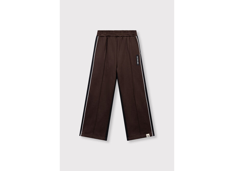 Kids Knitted Colourblock Training Pants  Warm Brown Meisjes  Broek