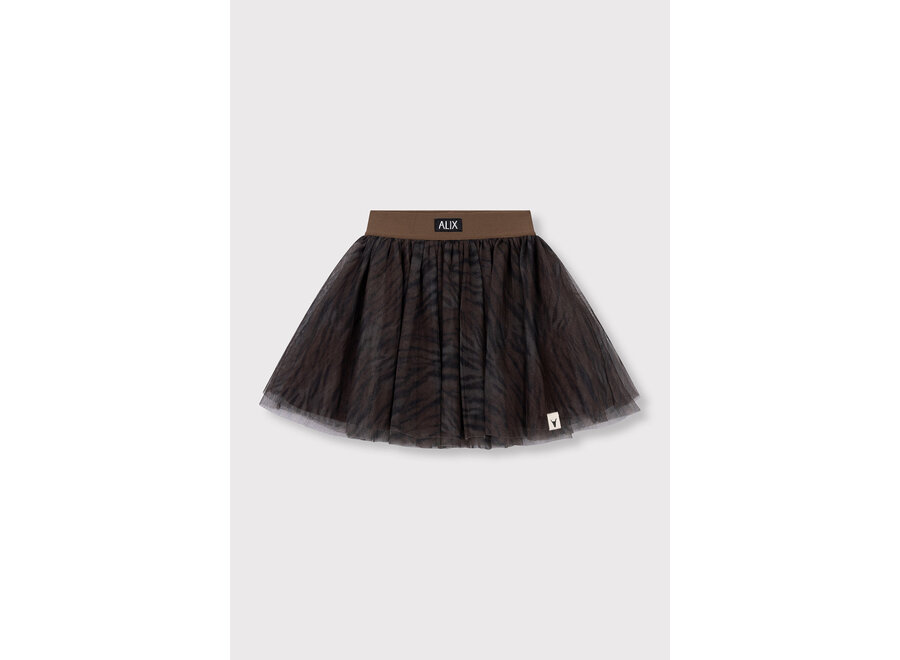 Kids Woven Tiger Tule Skirt  Animal Meisjes  Rok