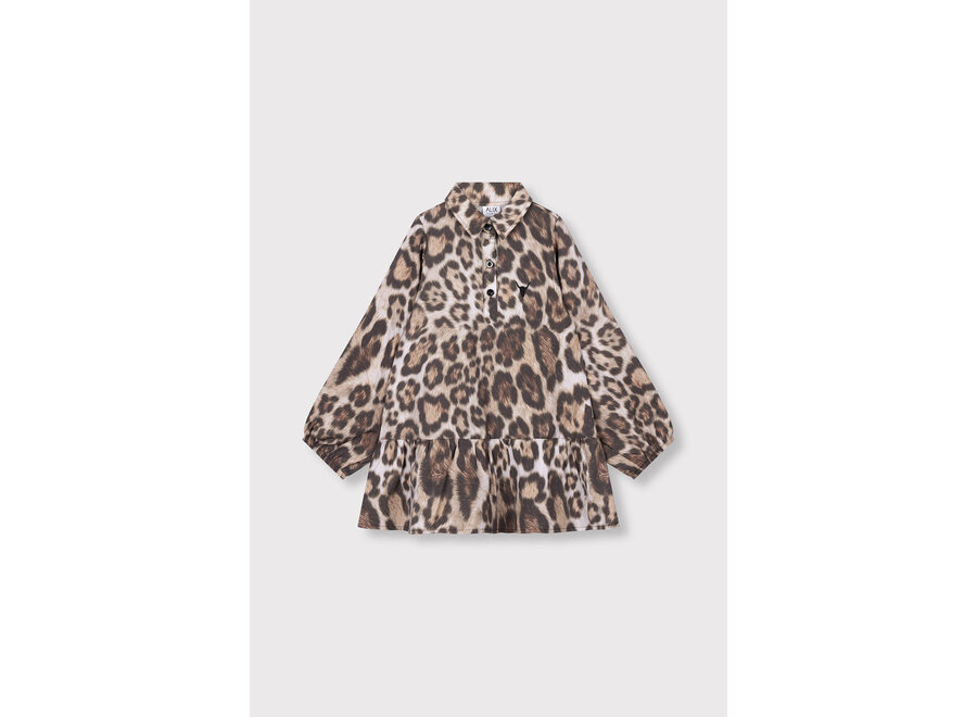 Kids Woven Jaguar Dress  Animal Meisjes  Jurk