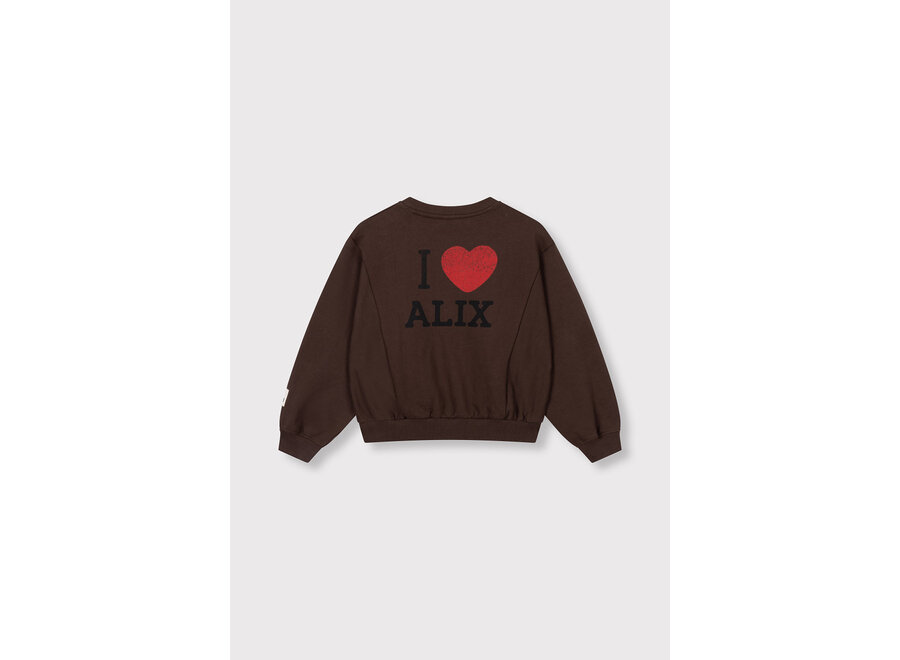 Kids Knitted Batwing Sweater  Warm Brown Meisjes  Trui