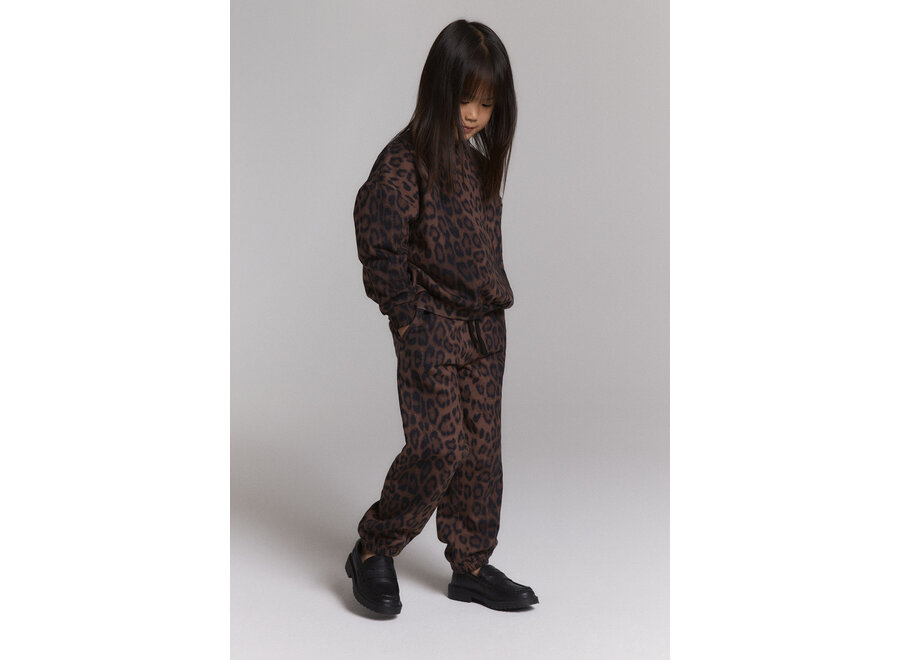 Kids Knitted Leopard Sweater  Animal Meisjes  Trui