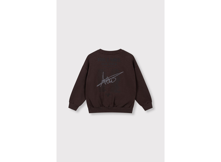 Kids Knitted World Tour Sweater  Warm Brown Meisjes  Trui