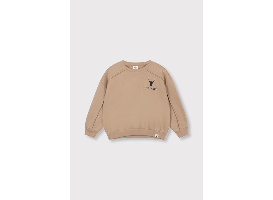 Kids Knitted Pintuck Sweater  Sand Meisjes  Trui
