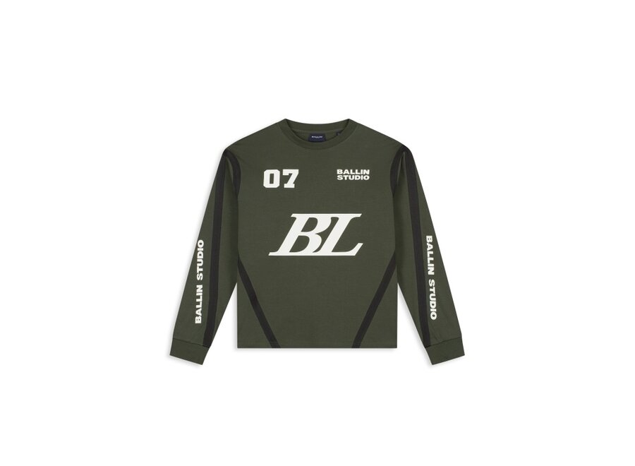 Junior Ballin Studio Longsleeve  Olive Jongens  Longsleeve
