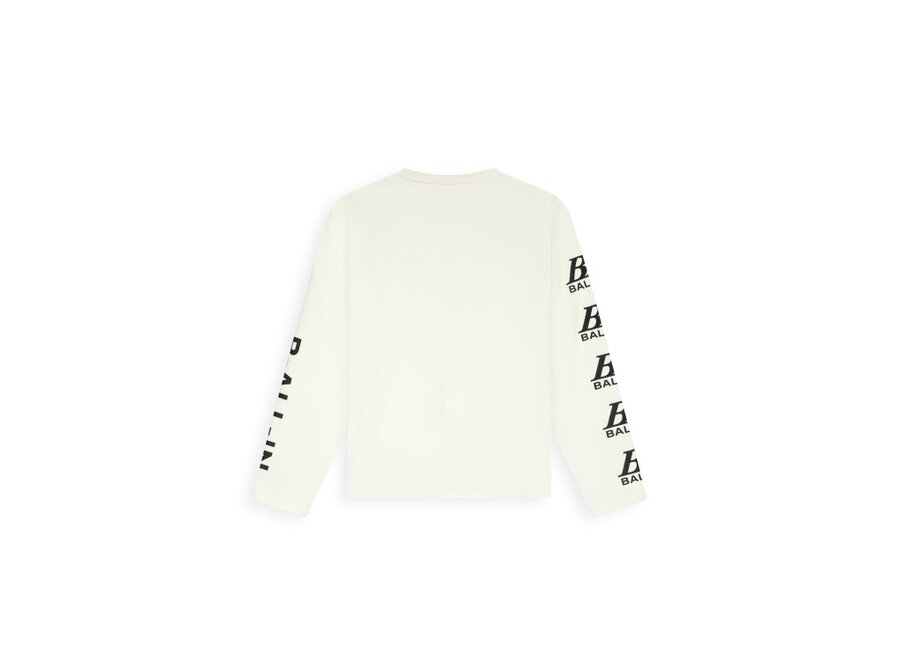 Junior Monogram Longsleeve  Ecru Jongens  Longsleeve